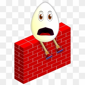 Humpty Dumpty Clipart Original - Brick Wall Vector Png, Transparent Png - ivy wall png