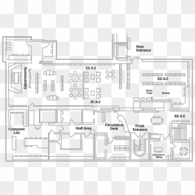 University Laboratory Floor Plan , Png Download - Home Library Floor Plan, Transparent Png - floor plan png