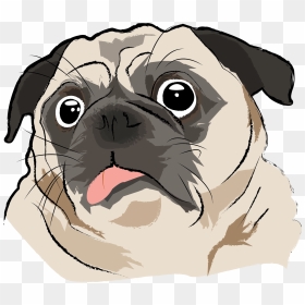 Pug - Pug Dog Vector Art, HD Png Download - pen vector png