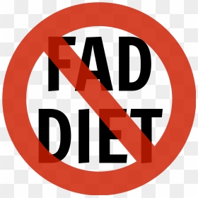 No To Fad Diets, HD Png Download - diet png