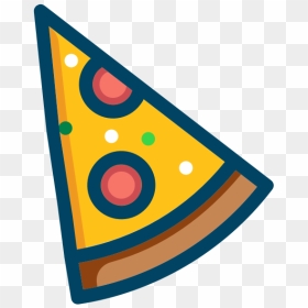 Pepperoni Pizza Vector Image - Pizza Vector, HD Png Download - pizza vector png