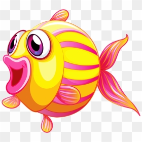 Png Pinterest Clip - Colourful Fish, Transparent Png - cute fish png