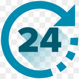 24 Hours Png Transparent Image - Transparent 24 Hours Png, Png Download - check mark png transparent