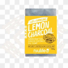 Lemon Charcoal Coconut Oil Soap 100g Bar - Flyer, HD Png Download - life bar png