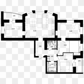 Cosy Home Floor Plan, HD Png Download - floor plan png