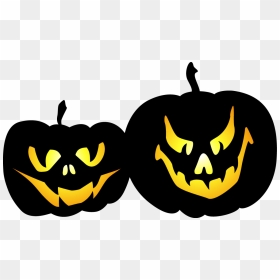 Calabaza Jack O Lantern Yellow Character Clip Art - Calabaza Png Halloween, Transparent Png - pumpkin halloween png