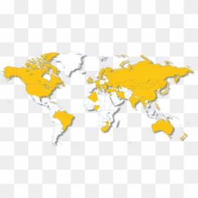 Country Uses American Or British English, HD Png Download - global map png