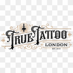 True Tattoo Logo-06 - Calligraphy, HD Png Download - piercings png
