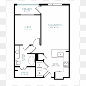 Apartment Layouts, HD Png Download - floor plan png
