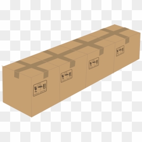 Four Boxes - Boxes Clipart, HD Png Download - moving boxes png