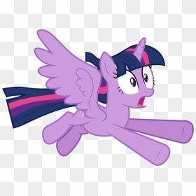 Twilight Vector Flying - Mlp Princess Twilight Sparkle Flying, HD Png Download - sparkle vector png
