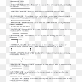 Document, HD Png Download - thick line png