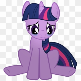 Sad Twilight Sparkle My Little Pony, Png Download - Twilight Sparkle Sad, Transparent Png - sparkle vector png