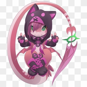 Super Cute Neko Cute, HD Png Download - cute dragon png