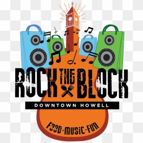 New Rock The Block Logo - Rock The Block Howell Logo, HD Png Download - rock music png