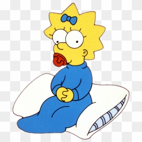 Cartoon Characters Simpsons Png Image - Marge Maggie Simpson Simpsons, Transparent Png - baby cartoon png