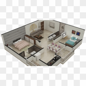 Apartment House Plan Design, HD Png Download - floor plan png
