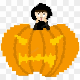 Vintage Pixelated Halloween Pumpkin Boy Design Image - Pumpkin Pixel Art Png, Transparent Png - pumpkin halloween png