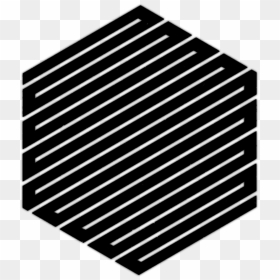 #black #geometric #minimalism #minimal #shape #minimalistic - Symmetry, HD Png Download - black hexagon png