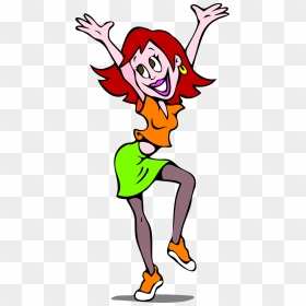Teacher Dancing Clipart, HD Png Download - happy woman png