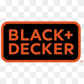 Black & Decker Logo - Black Decker Logo Svg, HD Png Download - black hexagon png