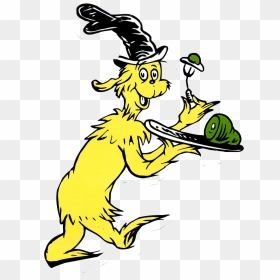 Green Eggs And Ham Guy Am, HD Png Download - dr seuss hat png