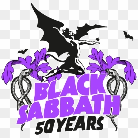 Black Sabbath Hd Png - Black Sabbath 50th Anniversary, Transparent Png - black sabbath logo png