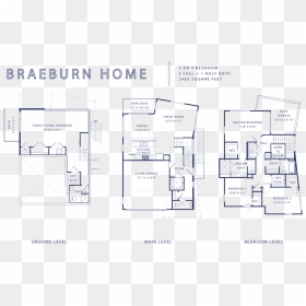 Braeburn Floor Plans - Floor Plan, HD Png Download - floor plan png