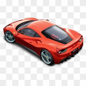 Car Top View, Ferrari - Car Png Images Top View, Transparent Png - vhv