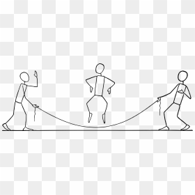 Jump Rope Clip Arts - Stick Figure Jump Rope, HD Png Download - jump rope png