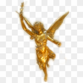 Angel, HD Png Download - gold angel wings png