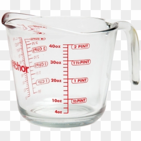 Cup Transparent Mesuring - Glass Measuring Cup Png, Png Download - measuring cup png