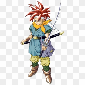 Johnny Sprite - Crono From Chrono Trigger, HD Png Download - chrono trigger logo png