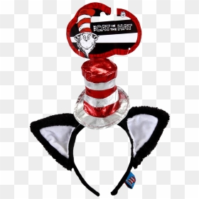 Cat In The Hat Deluxe Headband - Last Minute Cat In The Hat Diy Costume, HD Png Download - dr seuss hat png