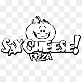 Say Cheese Pizza Logo Png Transparent Svg Vector - Cartoon, Png Download - pizza vector png