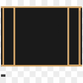 Oak Grand Entrance 3 Door Frame - Blackboard, HD Png Download - wood door png