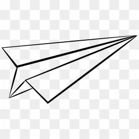 Paper Airplane Drawing Tumblr - Clip Art Paper Airplane, HD Png Download - overlays tumblr png