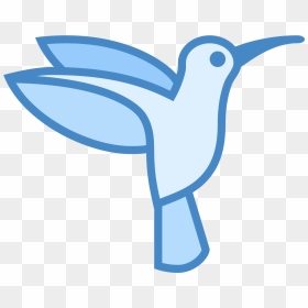 It"s A Outline Of A Humming Bird As It Is Flying With - Hummingbirds, HD Png Download - bird outline png