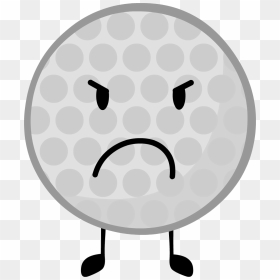 Battle For Dream Island Wiki - Bfdi Old Golf Ball, HD Png Download - golfball png