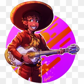 Coco Miguel Red Suit, HD Png Download - mariachi sombrero png