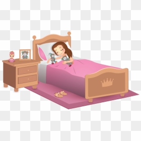Cartoon, HD Png Download - bed side view png