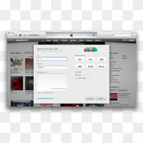 Transparent Itunes Gift Card Png - Operating System, Png Download - itunes gift card png