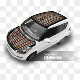 Enlarged Image - Car Top Roof Sticker, HD Png Download - top of car png