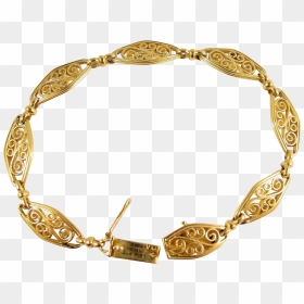 Bracelet, HD Png Download - gold filigree png