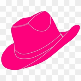 Pink Cowboy Hat Transparent Image - Red Cowgirl Hat Clipart, HD Png Download - cowboy hat png transparent