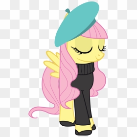 Transparent French Beret Png - My Little Pony Fluttershy Clothes, Png Download - french beret png