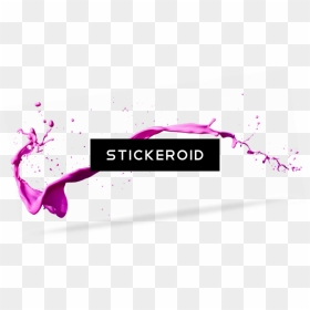 Large Purple Paint Splatter - M Watch, HD Png Download - purple paint splatter png