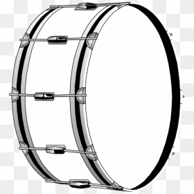 Bass Drums Snare Drums Clip Art - Silhouette Drum Clip Art, HD Png Download - snare drum png