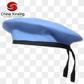 Xinxing Oem Light Blue 100% Wool Military Beret With - Beanie, HD Png Download - french beret png