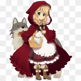What If Little Red Riding Hood Was Born Again What - Cute Red Riding Hood Art, HD Png Download - little red riding hood png